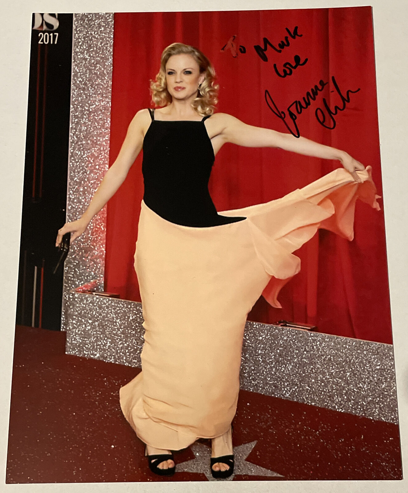 Joanne Clifton HAND SIGNED 8x6 Photo Poster painting AUTOGRAPH Damaged (Signed To Mark) Strictly