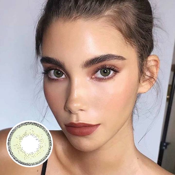 Olivia Moss Green Contact Lenses In Halloween Day 14.5mm