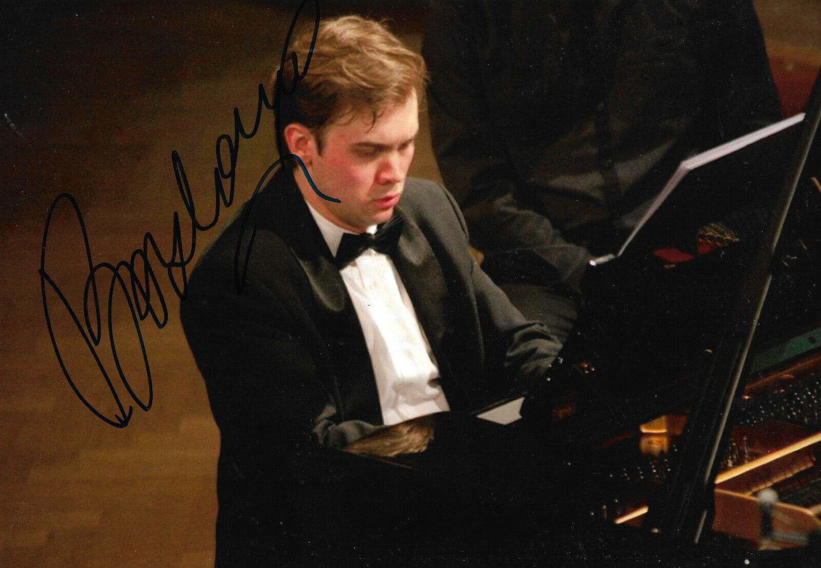 Evgeni Bozhanov Pianist signed 8x12 inch Photo Poster painting autograph