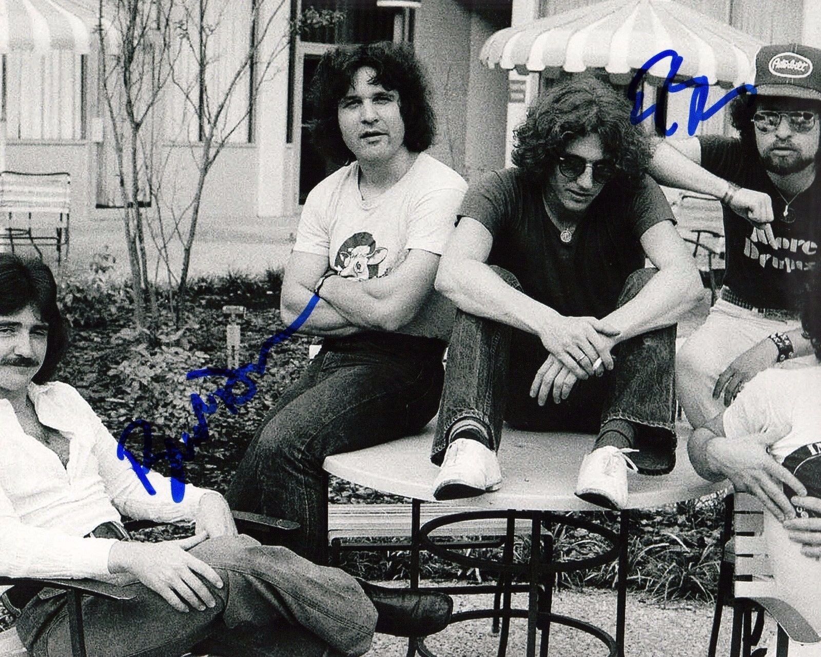 GFA Eric Bloom & Buck Dharma * BLUE ?YSTER CULT * Signed 8x10 Photo Poster painting PROOF B COA