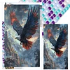 Diamond Painting-DIY Full Round Drill Flying Eagle(75*45 CM)