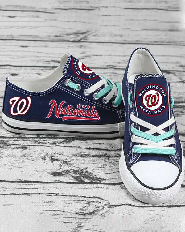 Casual printed low-top canvas shoes unisex