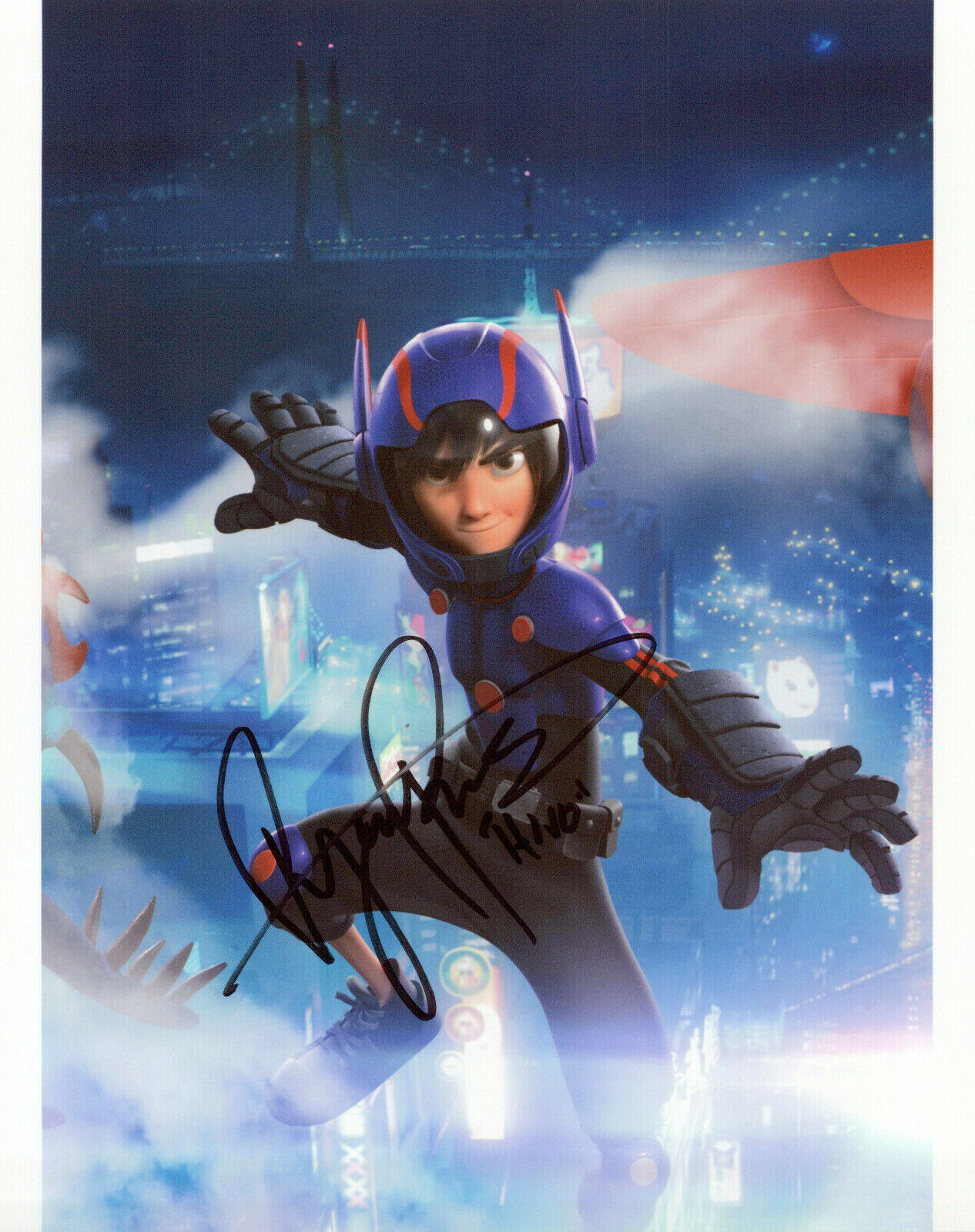 Ryan Potter Big Hero 6 autographed Photo Poster painting signed 8X10 #6 wrote Hiro