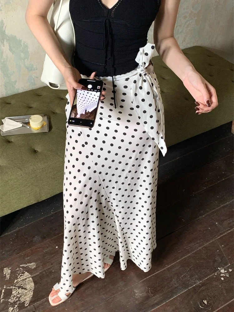 Brownm Brownm Xixi 2025 Spring New Temperament Commuting Solid Color Slim Waist Half-Body Skirt With Crooked Pencil Skirt 85111