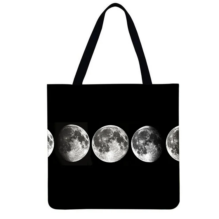 Linen Eco-friendly Tote Bag - Moon