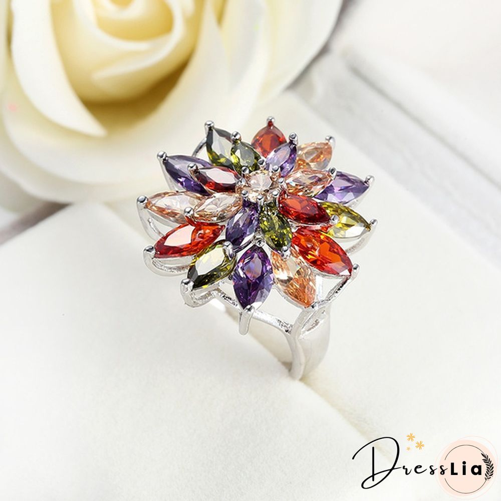 925 Sterling Silver Sapphire Rings for Women New Model Fashion Jewelry Zircon Horse Eye Rings Wedding Jewelry Engagement Diamond Rings