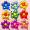 50PCS Aluminum Film 18" Colorful 5 Petals Flower Shaped Balloons Wedding Party Festive Decors