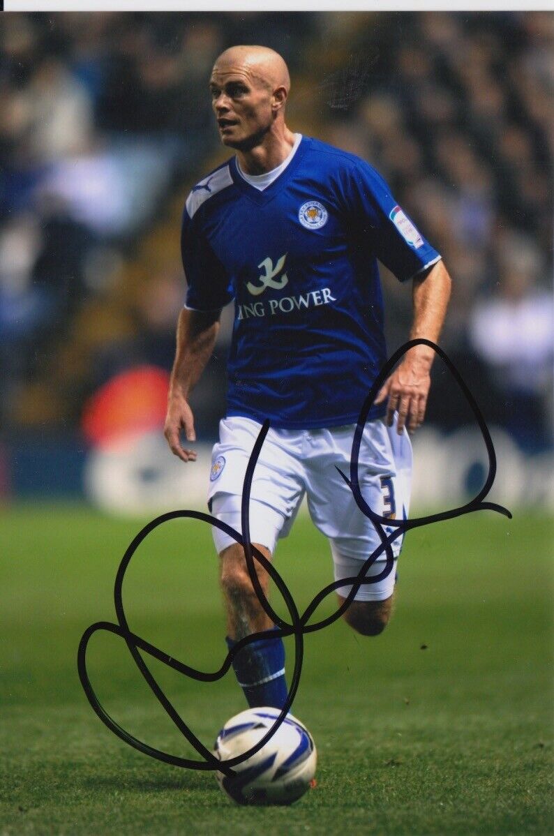 PAUL KONCHESKY HAND SIGNED LEICESTER CITY 6X4 Photo Poster painting.