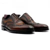 Customized luxury men oxfords shoes real leather