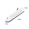 12V RV LED Awning Porch Light Waterproof RV Van Camper Exterior Lamp (White)