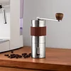 Portable Hand-Cranked Coffee Machine 304 Stainless Steel Bean Grinder Manual Grinder