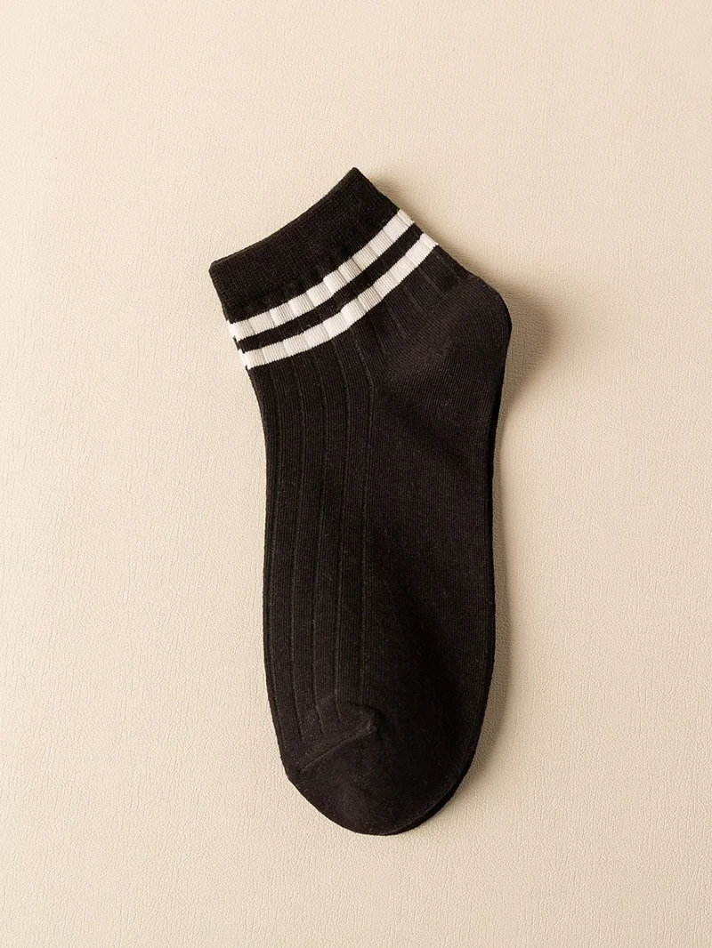 Men's Breathable Two Bar Ankle Socks in  mildstyles