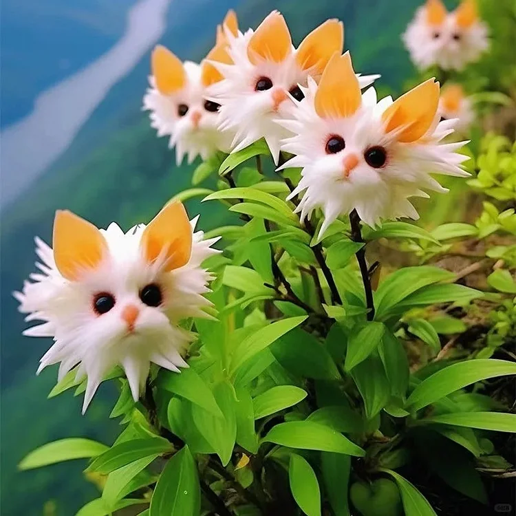 1 Pack 50 Rare Cat Face Orchid Seeds Dracula Cute Simia Garden Plant