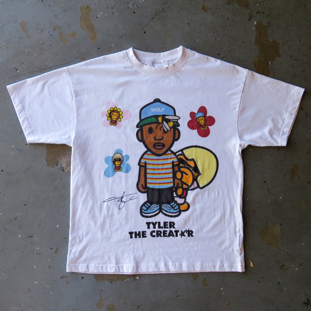 Sopula Vintage Tyler The Creator Graphic Cotton T-Shirt - SOPULA