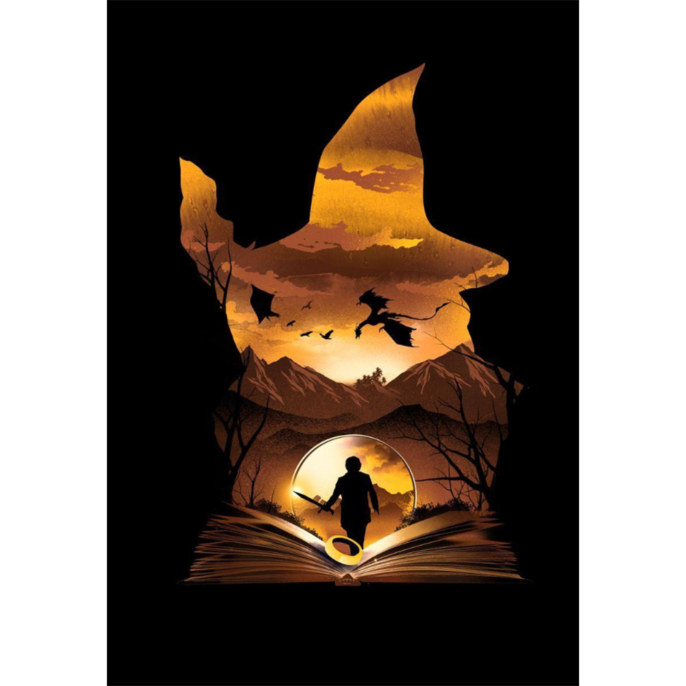 

Magician - 11CT Stamped Cross Stitch - 40*58CM, 501 Original