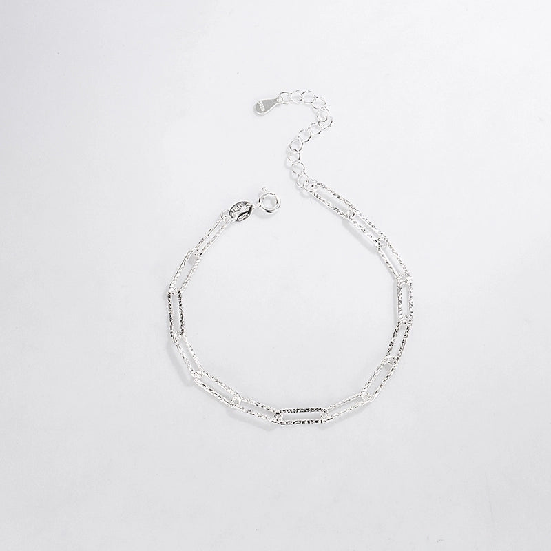 925 Sterling Silver Bracelets Casual Vacation Minimalist