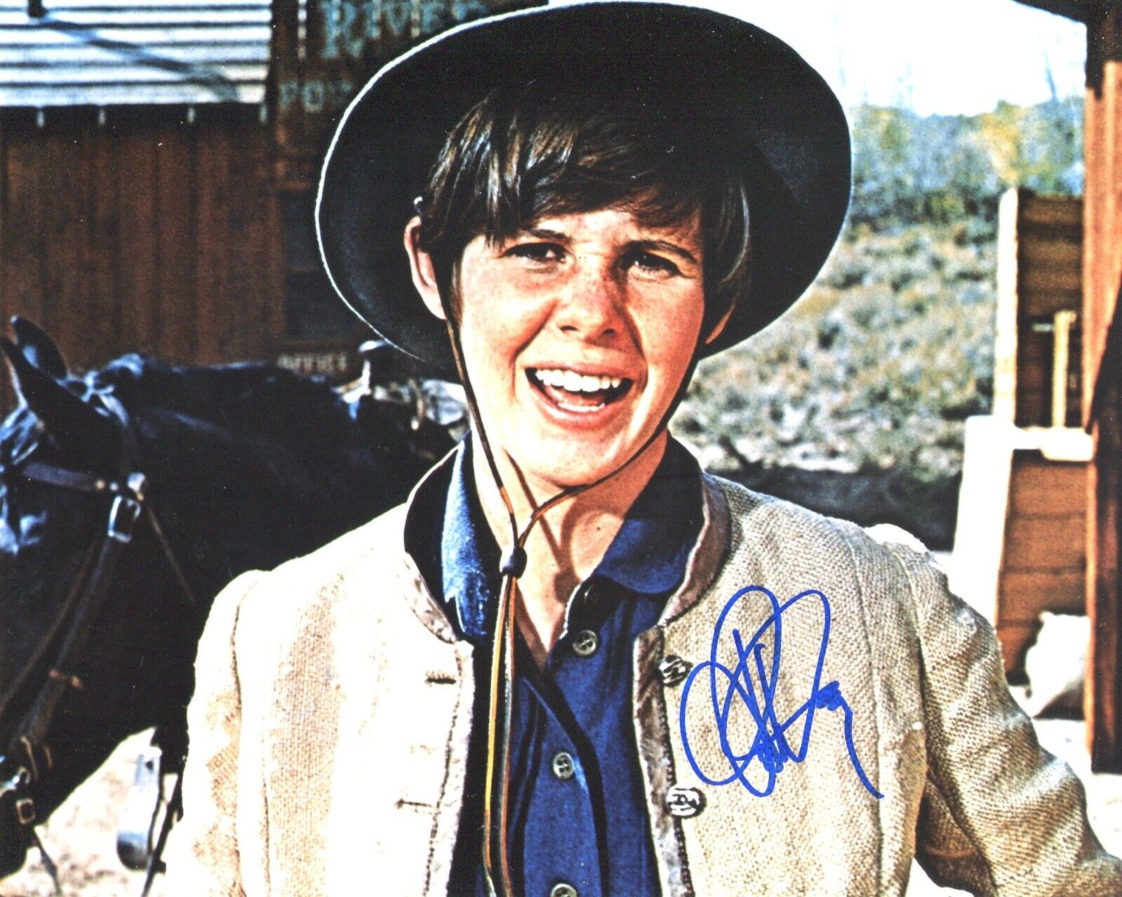 Actress Kim Darby signed TRUE GRIT John Wayne movie 8x10 Photo Poster painting