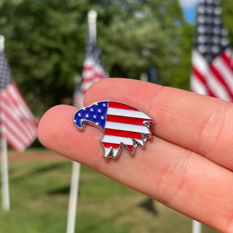 American Eagle Head Pin