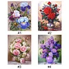 (Multi Style)Flower In Bottle-Full Embroidery 3 Strands 11CT Counted Cross Stitc-40*50CM
