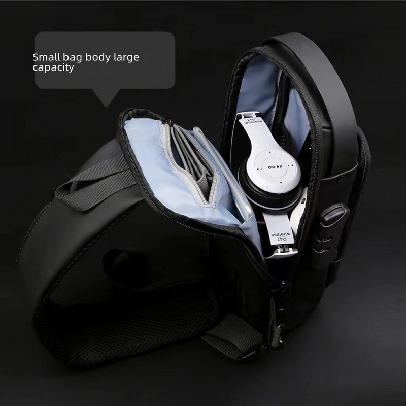 Multifunctional Password Lock Chest Bag Waterproof Anti-theft Casual Motorcycle Chest Bag Men And Women Factory Direct
