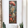 Girl Under Mushroom-11CT Stamped Cross Stitch 30*90cm/11.81*35.43in(Big Size) tapestrymarket