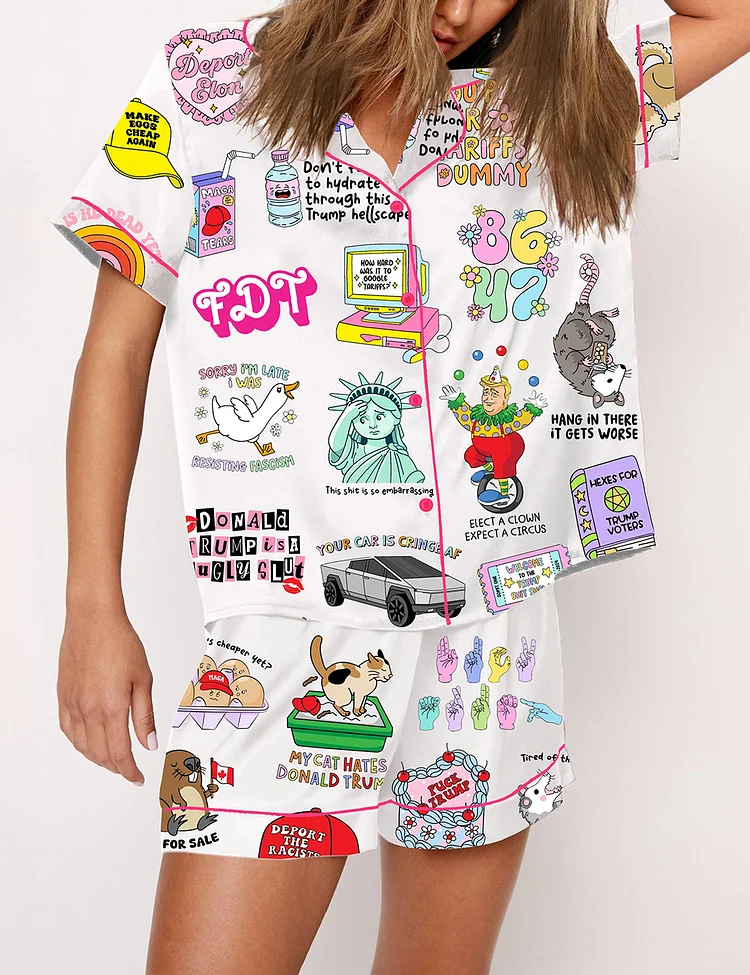 Women's Anti Maga Resist Pajama Set