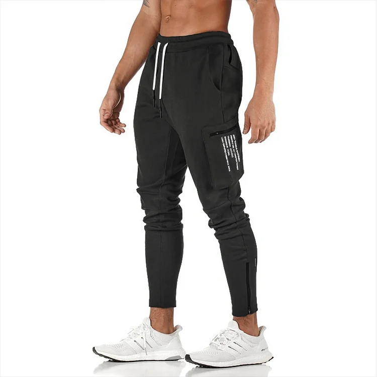 PASUXI Multi-Pocket Loose Overalls Casual Functional Trousers Cargo Joggers Gym Drawstring Long Pants huanwei