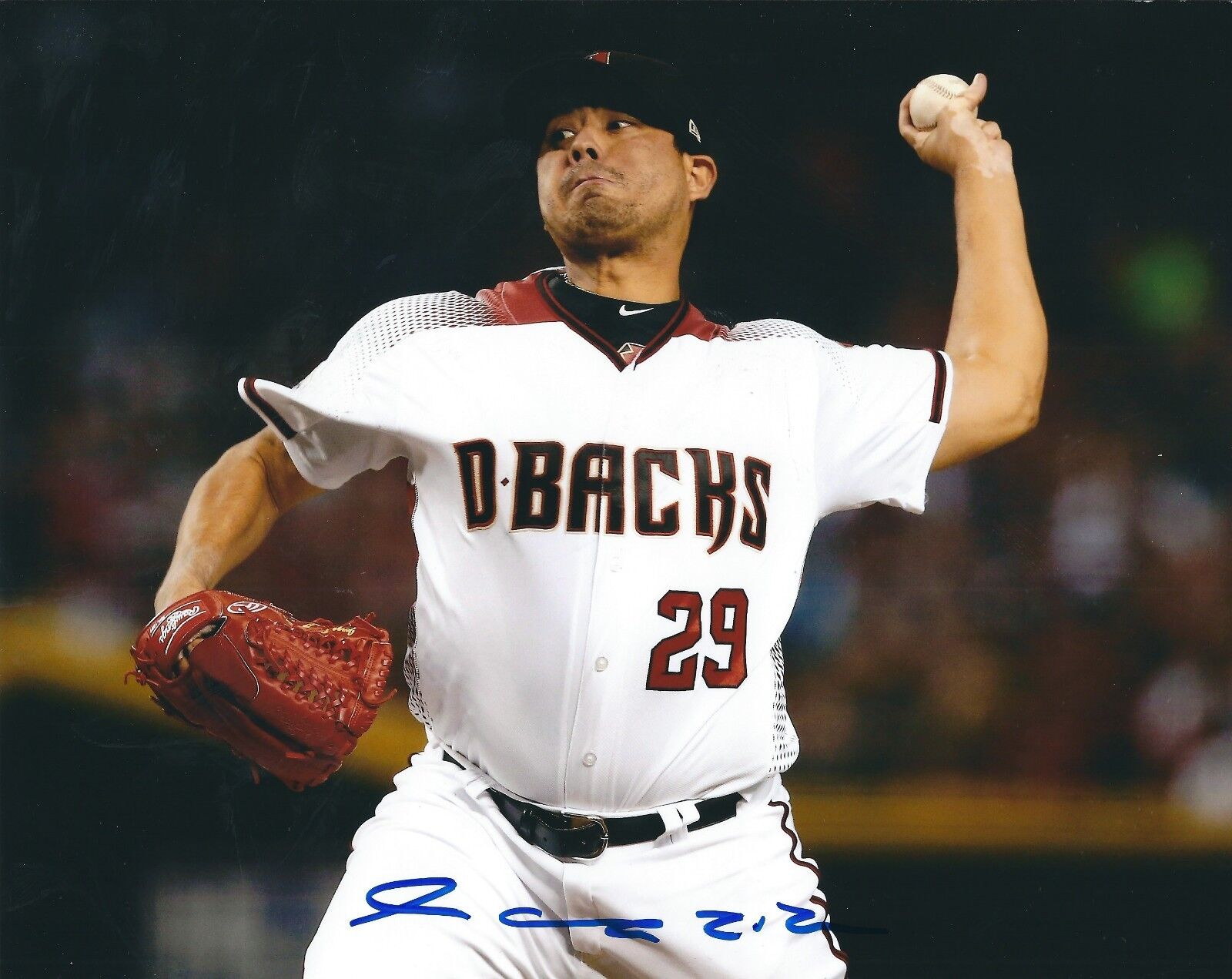 Autographed 8X10 Jorge De La Rosa Arizona Diamondbacks Photo Poster painting - w/COA