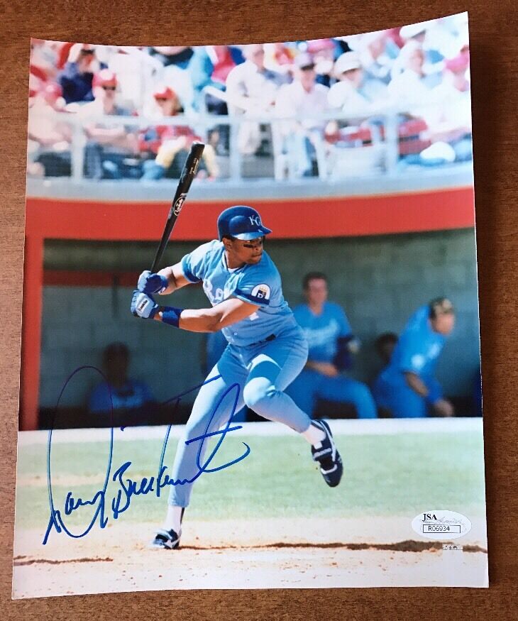 Danny Tartabull Signed Autographed 8 X 10 Photo Poster painting w JSA COA Royals