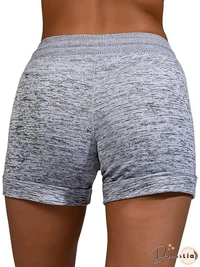 Women's Shorts Cotton Blend Black Red Burgundy Fashion Casual Daily Side Pockets Short Comfort Solid Colored S M L XL 2XL