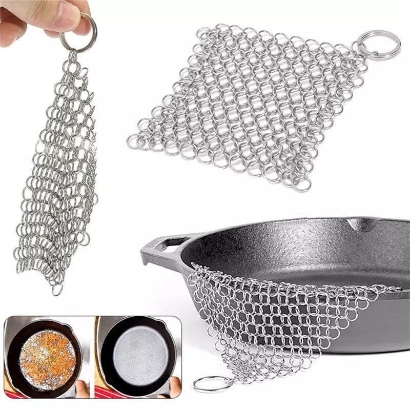 Skin Friendly Durable Ring Stainless Steel Kitchen Cloth