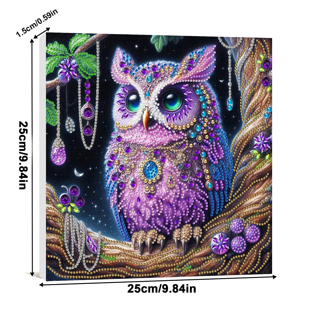 DIY Special Shape Drill Pearl Gem Diamond Art Painting Kit with Frame 9.84x9.84in Art Craft Pearl Diamond Painting for Adults Beginners Home Decor (BK43)