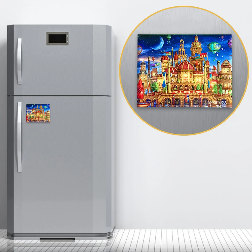 Anime Magnets Refrigerators Stickers Magnetic Cross Stitch Needles Minder(4.5*6cm)