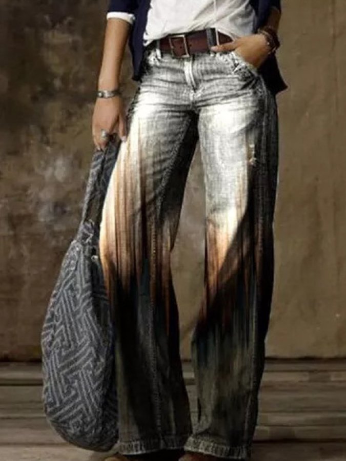 Women's Casual Loose Fashion Printed Pants