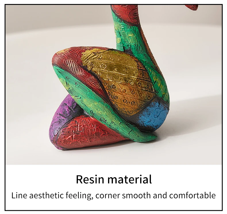 Tegooe Abstract Character Sculpture - Modern Resin Desktop Art Ornaments