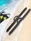 1Pair Diving Fin Strap TPR Fin Straps Replacement for Underwater Diving Swimming