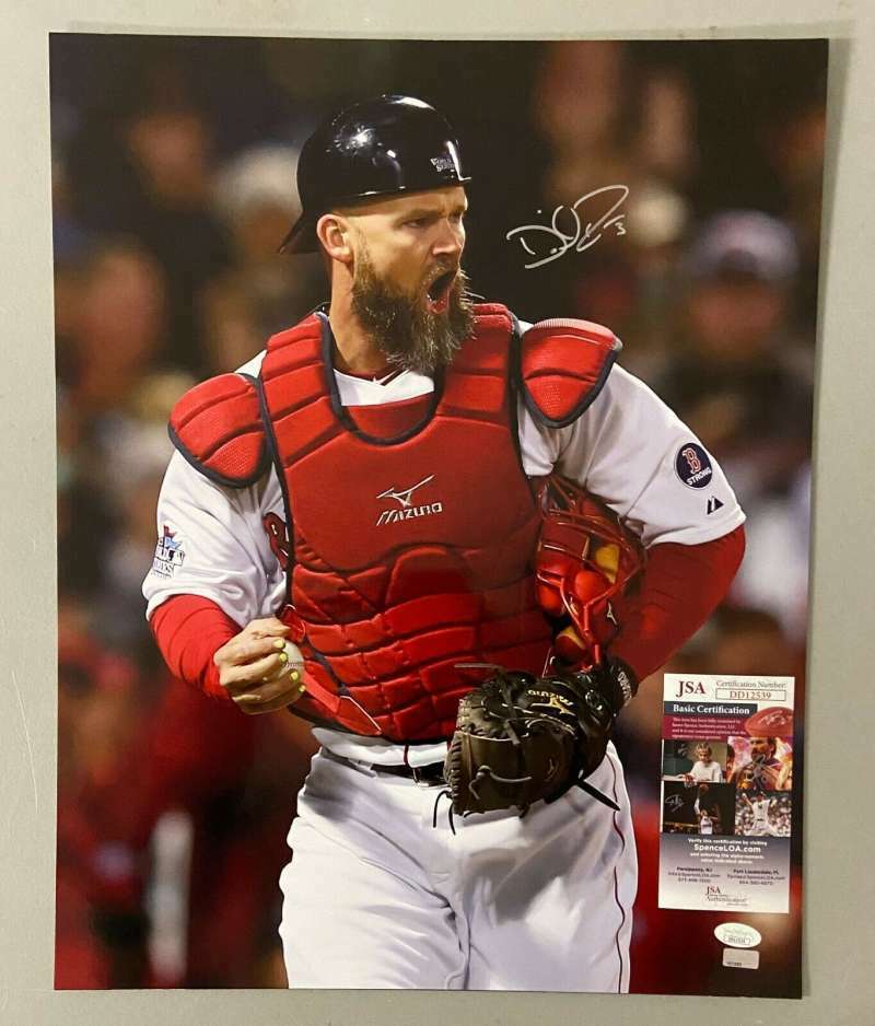 David Ross JSA Coa Autograph Hand Signed 16x20 Photo Poster painting Cubs