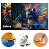 3PCS Fantasy Creatures Coloring Book Set Mindfulness Art Books for Adults 