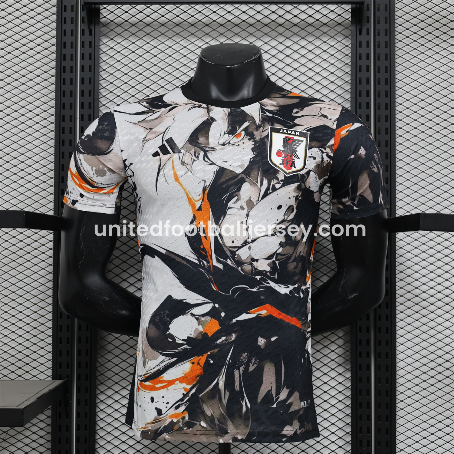 Japan 25-26 Black & White Son Goku Special Edition Jersey - Player Version