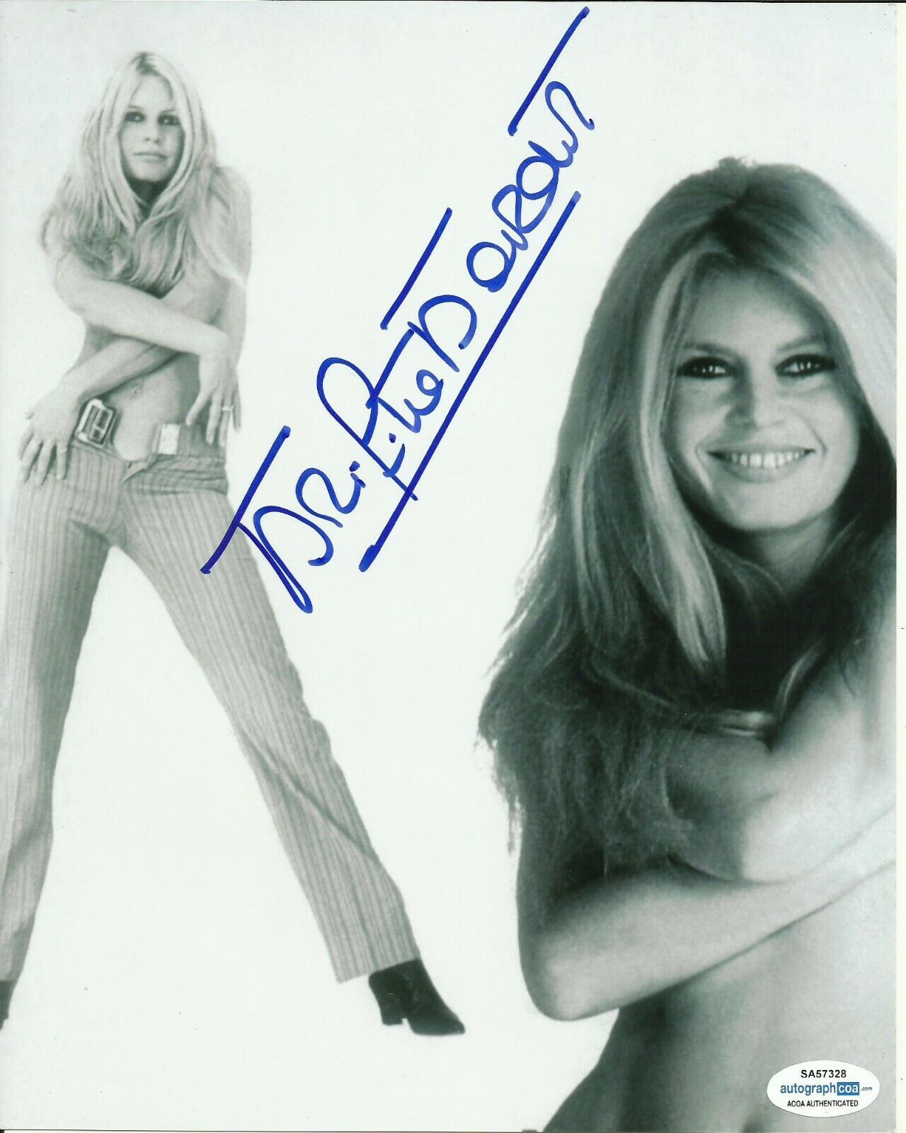 BRIGITTE BARDOT SIGNED SEXY Photo Poster painting UACC REG 242 FILM AUTOGRAPHS also ACOA cert