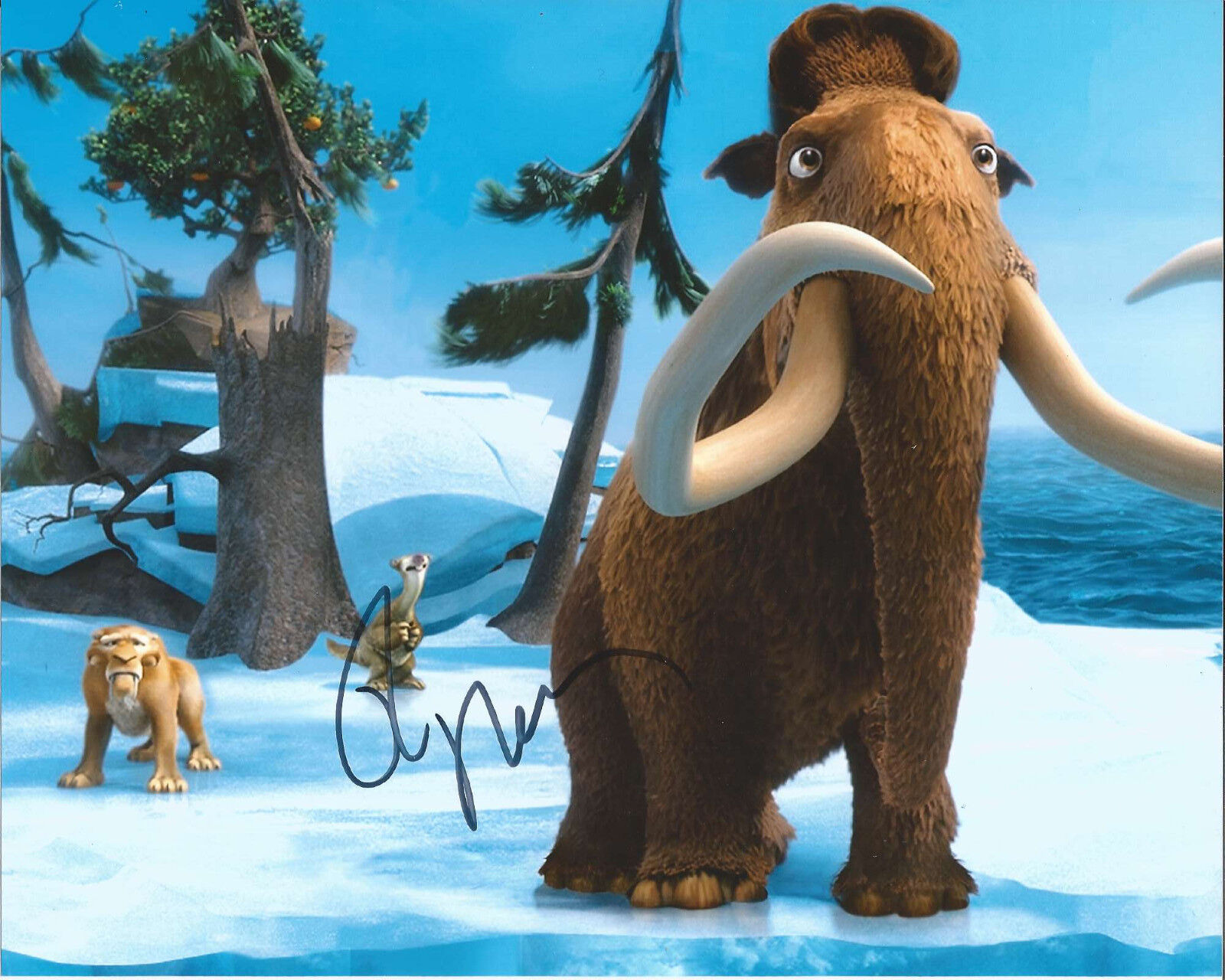 ACTOR COMEDIAN RAY ROMANO HAND SIGNED AUTHENTIC ICE AGE 8X10 Photo Poster painting C w/COA