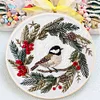 Christmas Bird-Embroidery Kit