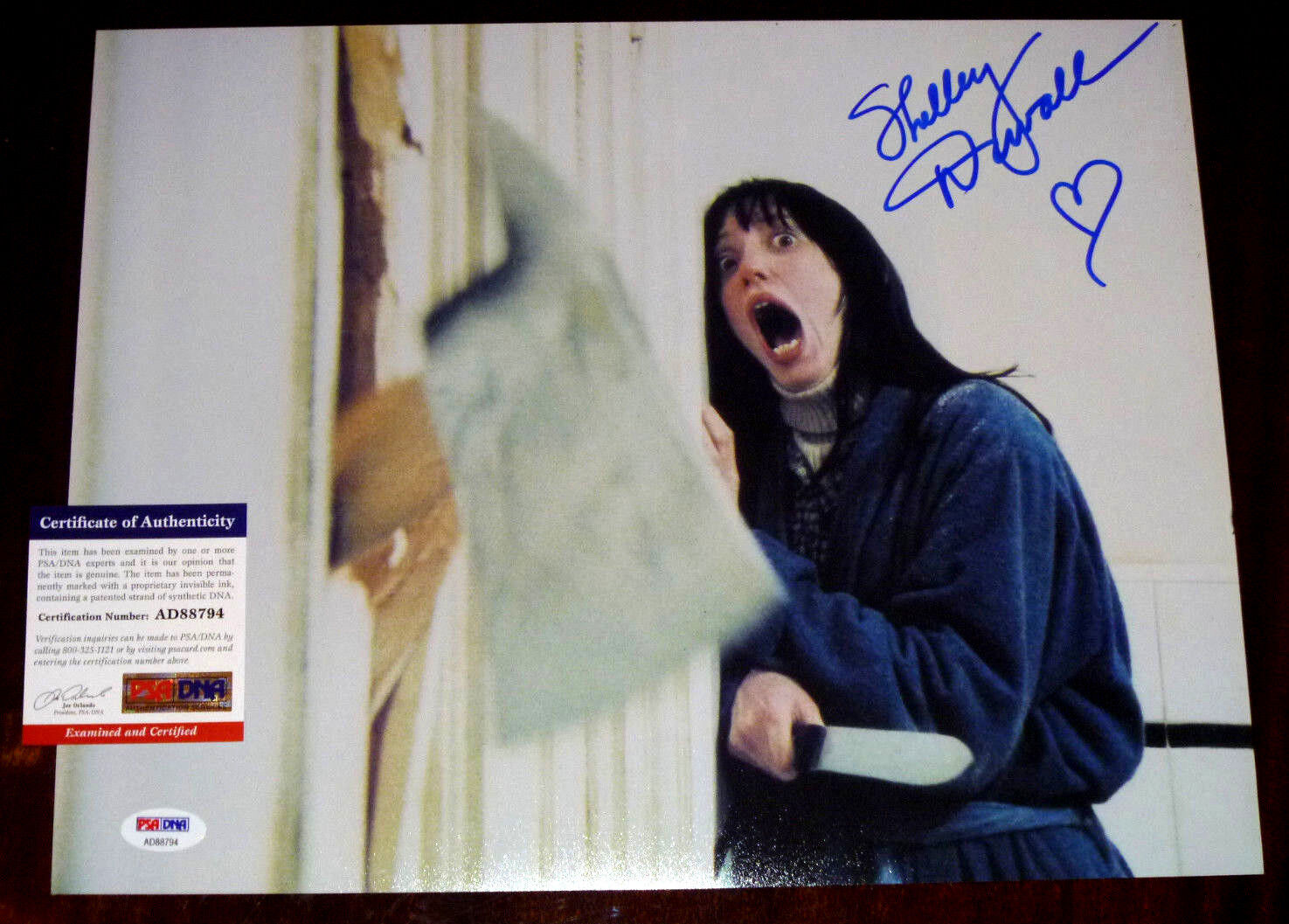 Shelley Duvall Authentic Signed 11x14 Photo Poster painting Autographed, The Shining, PSA/DNA