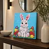 DIY Pre-Framed Rabbit Button Art Canvas Kit