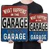 Garage - Vintage Metal Signs - 20*30cm/30*40cm - Warning