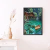 Diamond Painting-DIY Full Round Drill Beach House(40*60CM)