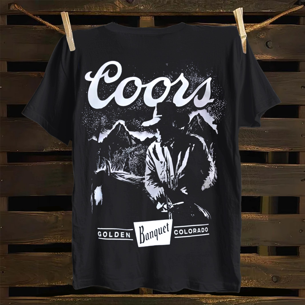 Vintage-Inspired Cowboy Print T-shirt
