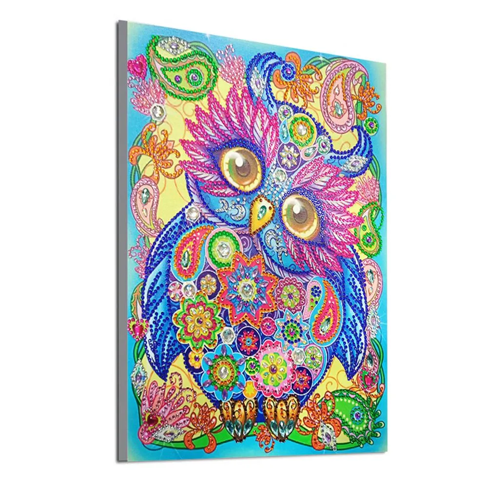 Special Shape Diamond Painting 40*30cm - Owl