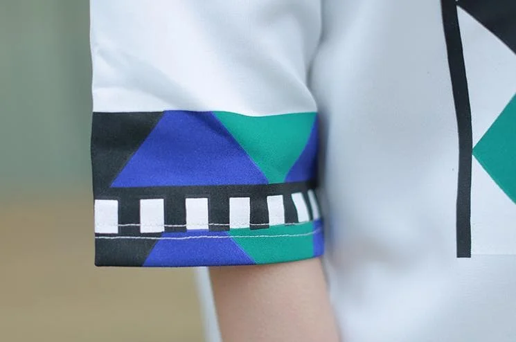 S/M/L White/Black Letter Printing T-shirt + Skirt Set SP152606