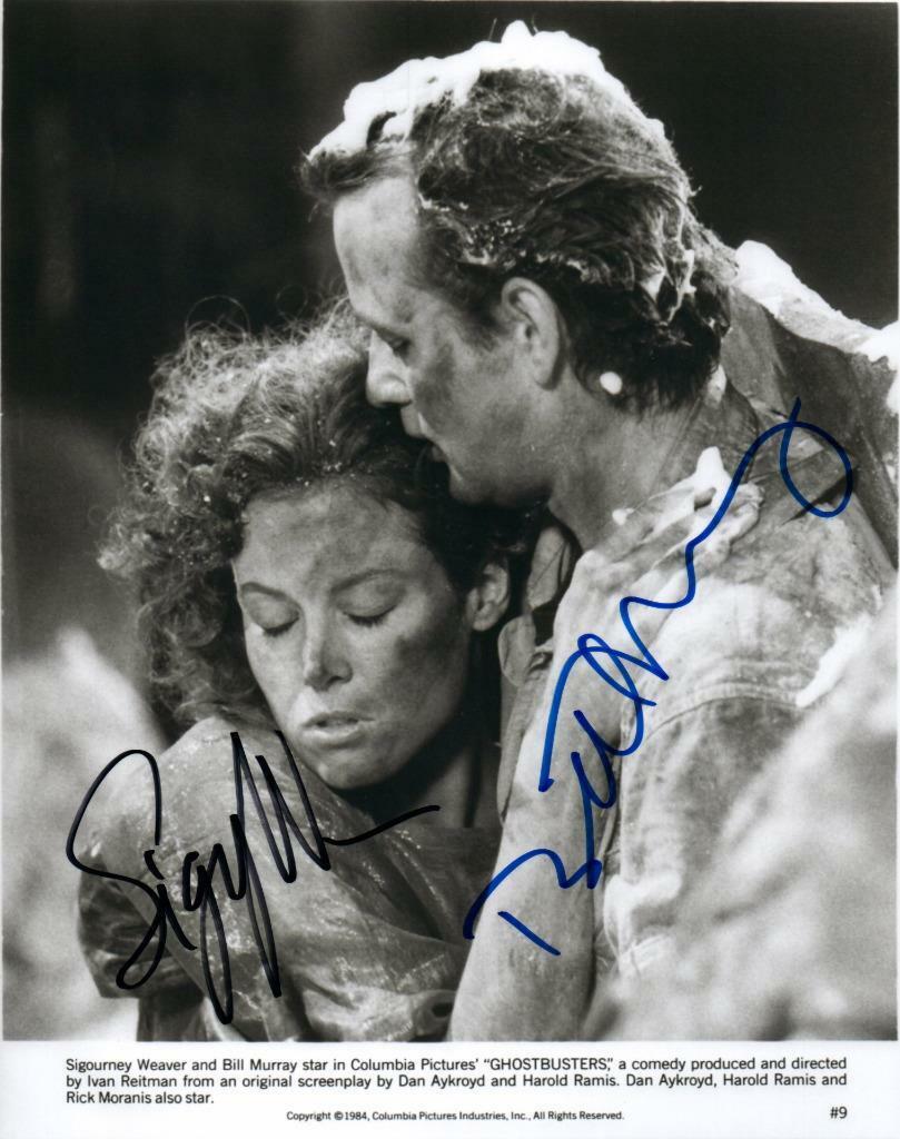 Sigourney Weaver Bill Murray 8x10 signed Photo Poster painting autographed Picture + COA